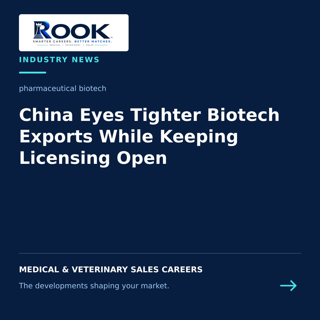 Biotechnology laboratory equipment representing export policy and pharmaceutical licensing