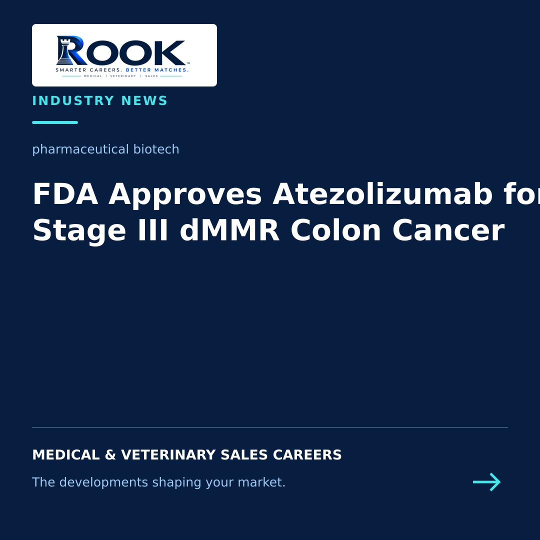 Atezolizumab approval update for stage III dMMR colon cancer