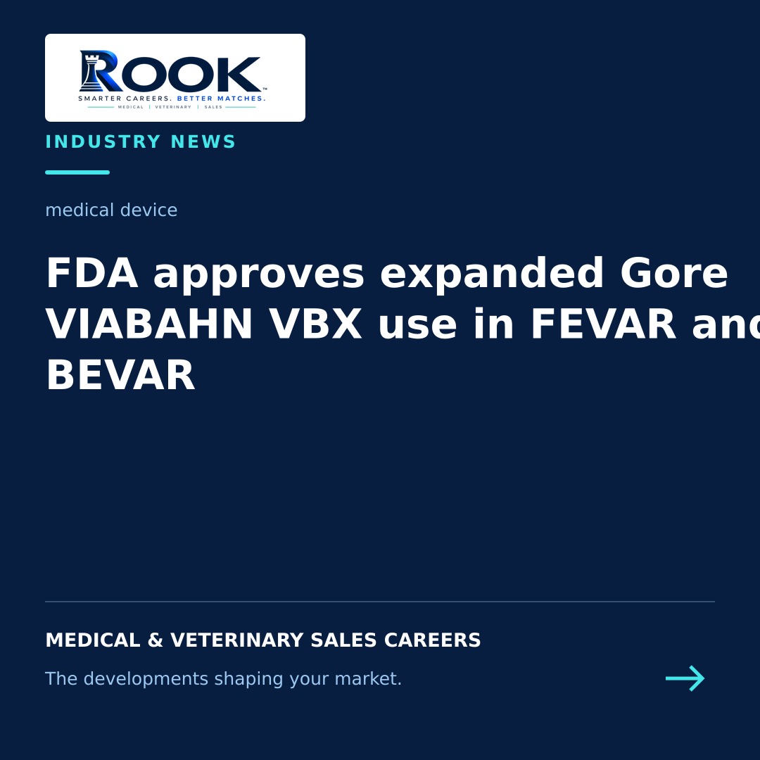 GORE VIABAHN VBX Balloon Expandable Endoprosthesis FDA expanded indication announcement for FEVAR and BEVAR.
