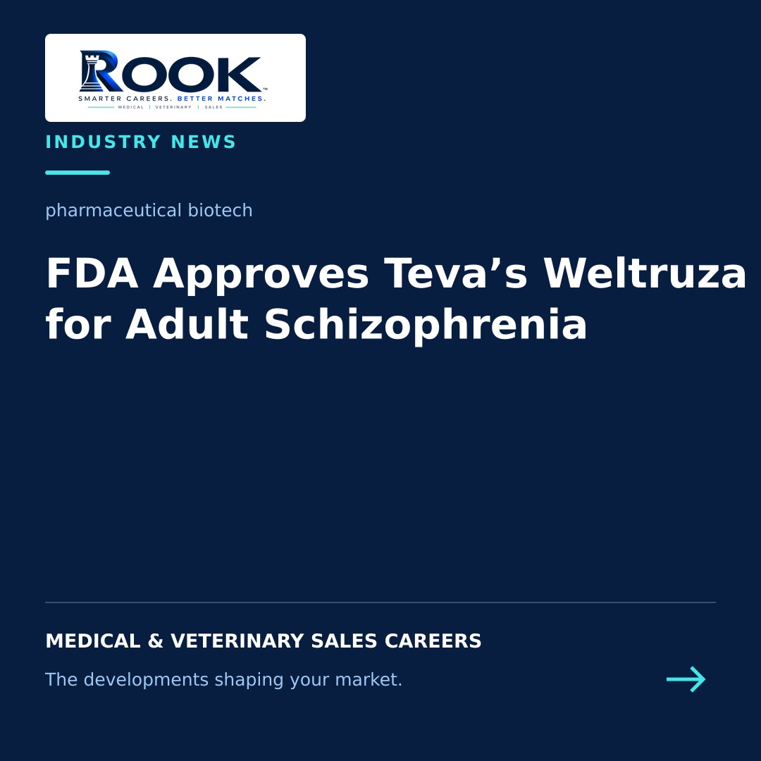 Teva Weltruza FDA approval for schizophrenia