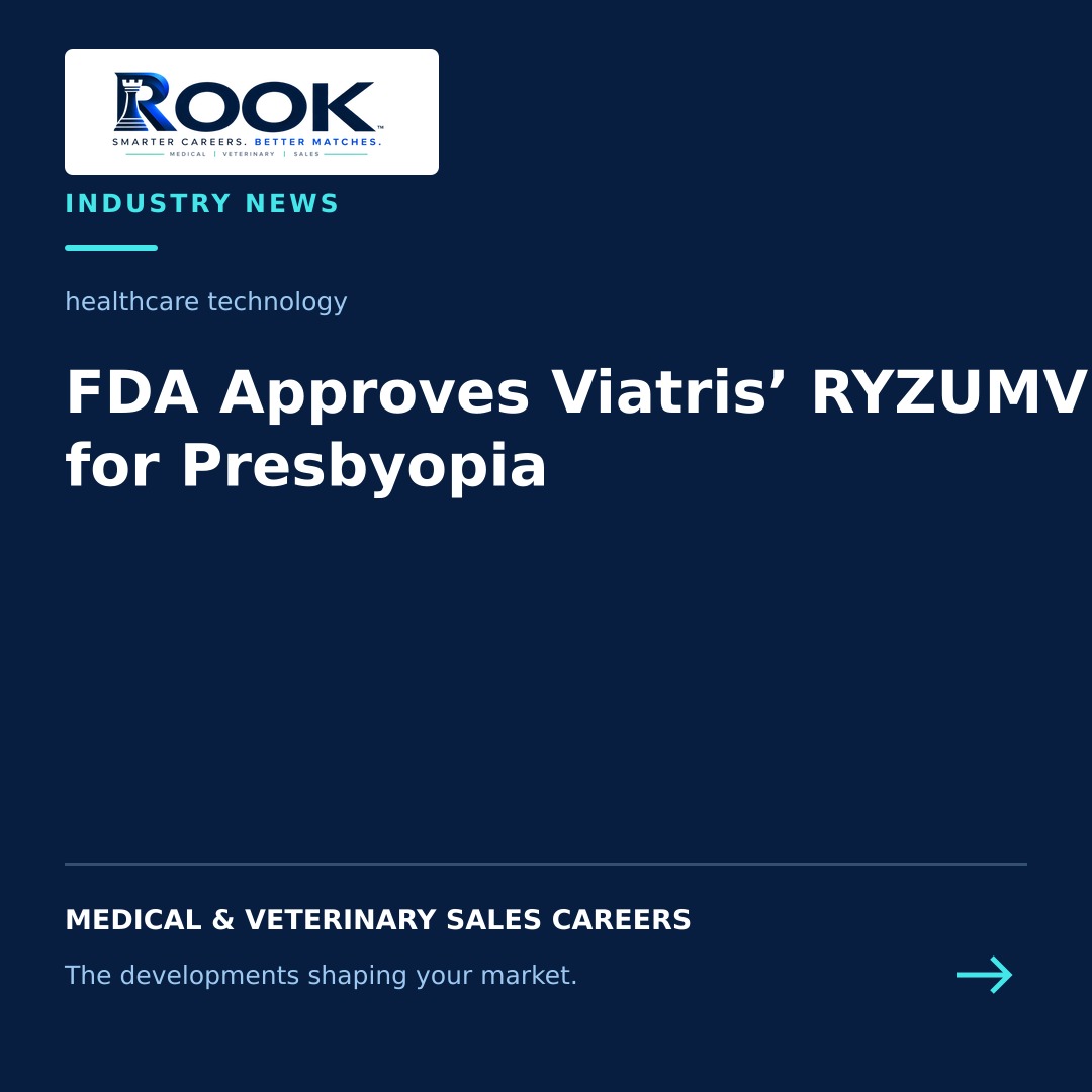 Viatris announcement reporting U.S. FDA approval of RYZUMVI for presbyopia
