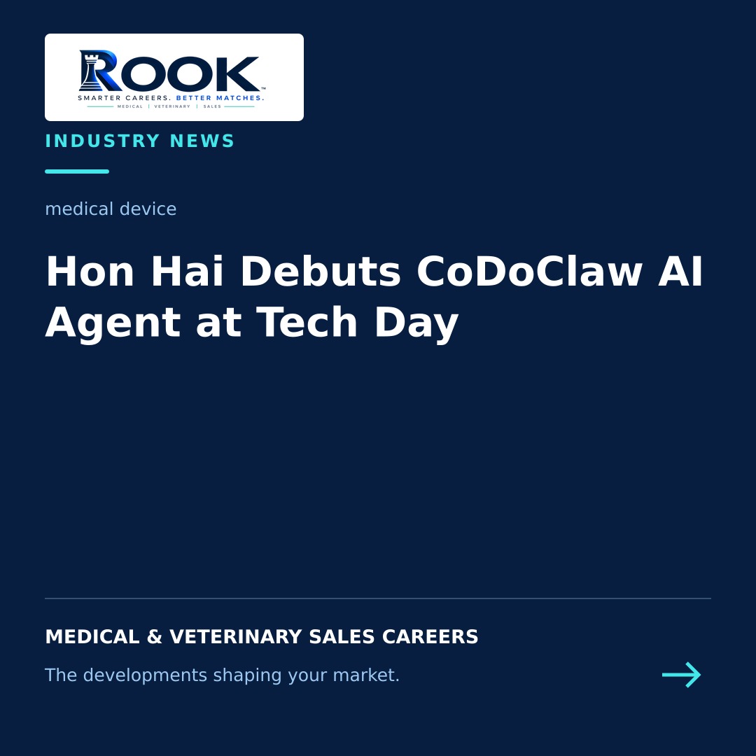 Hon Hai Tech Day presentation featuring the CoDoClaw AI agent and medical manufacturing capabilities