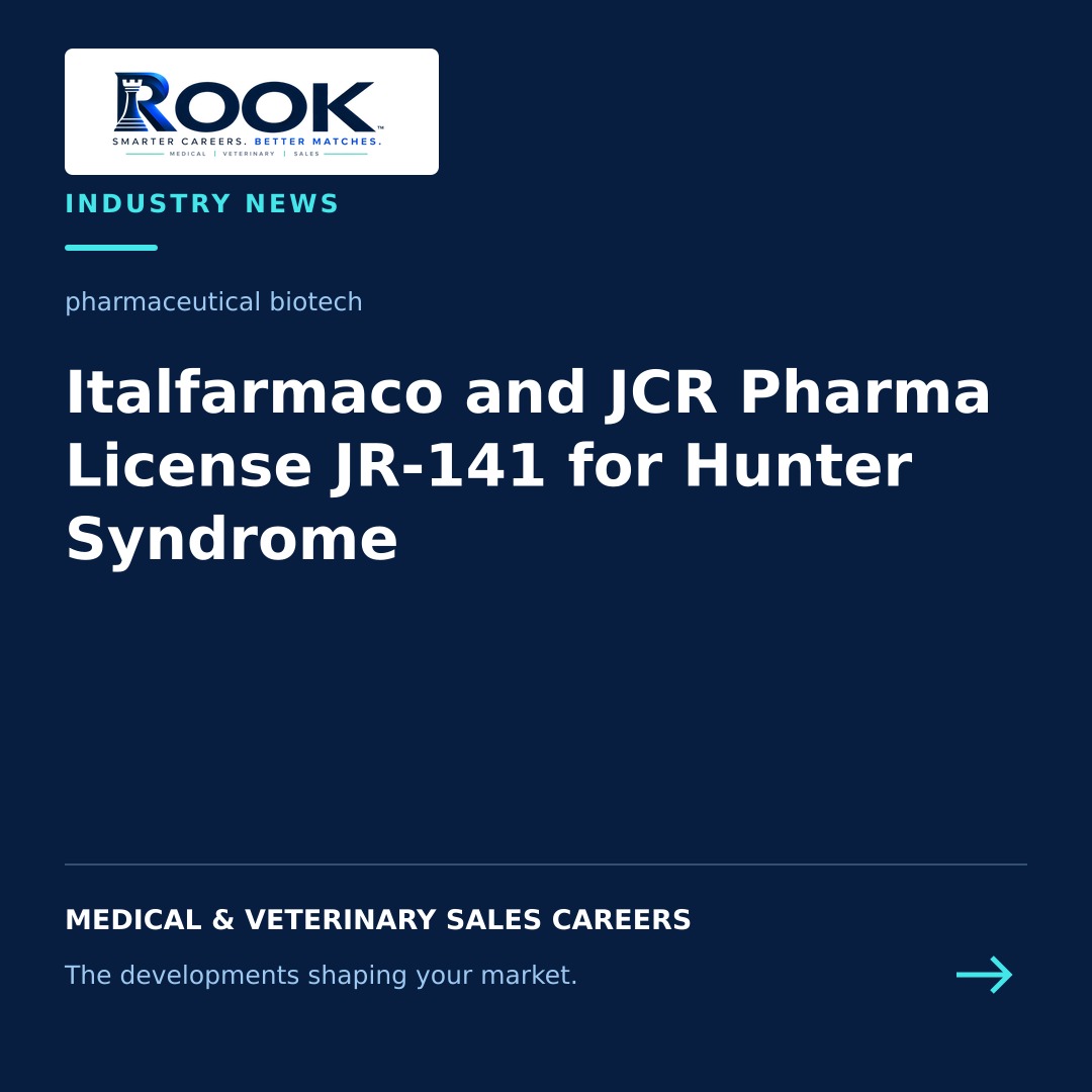 Italfarmaco and JCR Pharmaceuticals license agreement for JR-141 in Hunter syndrome