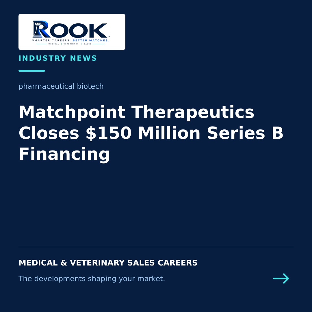 Matchpoint Therapeutics announces a $150 million Series B financing