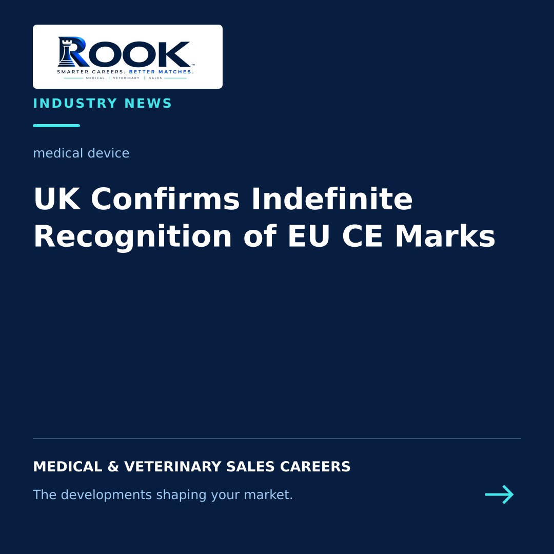 EU CE mark shown on medical technology documentation for the UK market