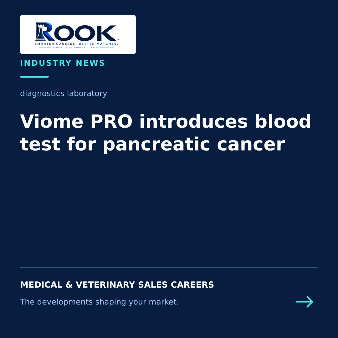 Viome PRO CancerDetect Pancreatic physician-ordered blood test launch